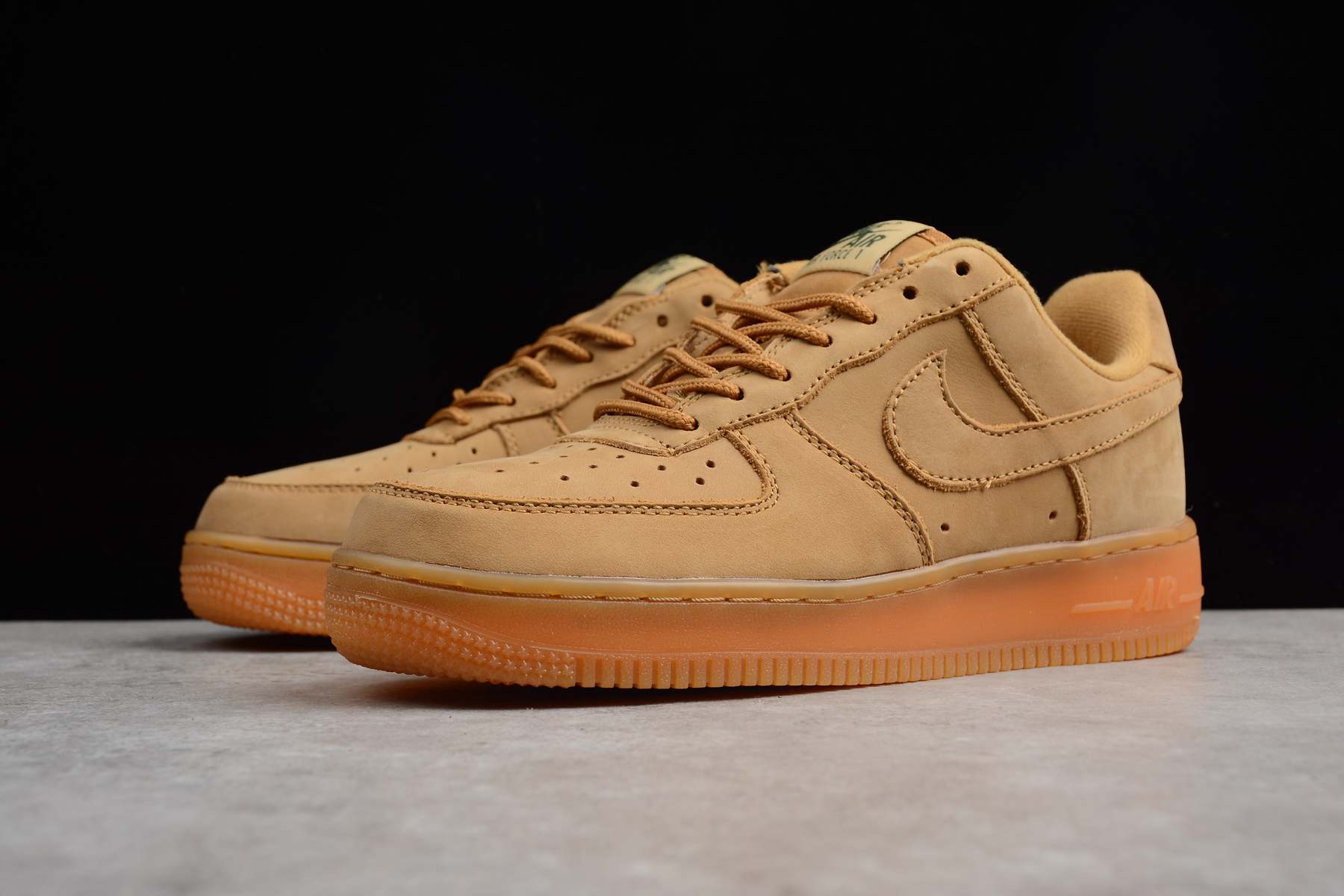 Latest Nike Mens and WMNS Air Force 1 Low "Wheat" Flax/Flax 888853-200