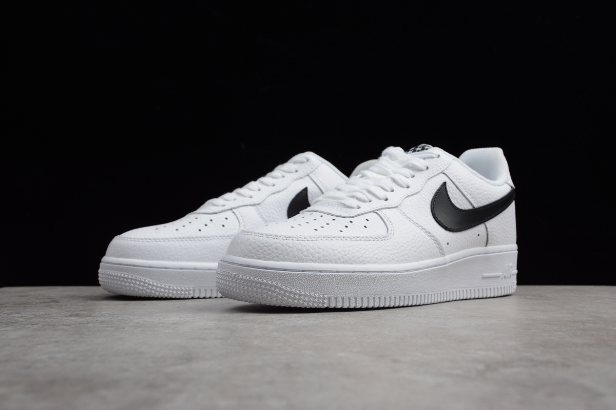 mens black and white nike air force 1 