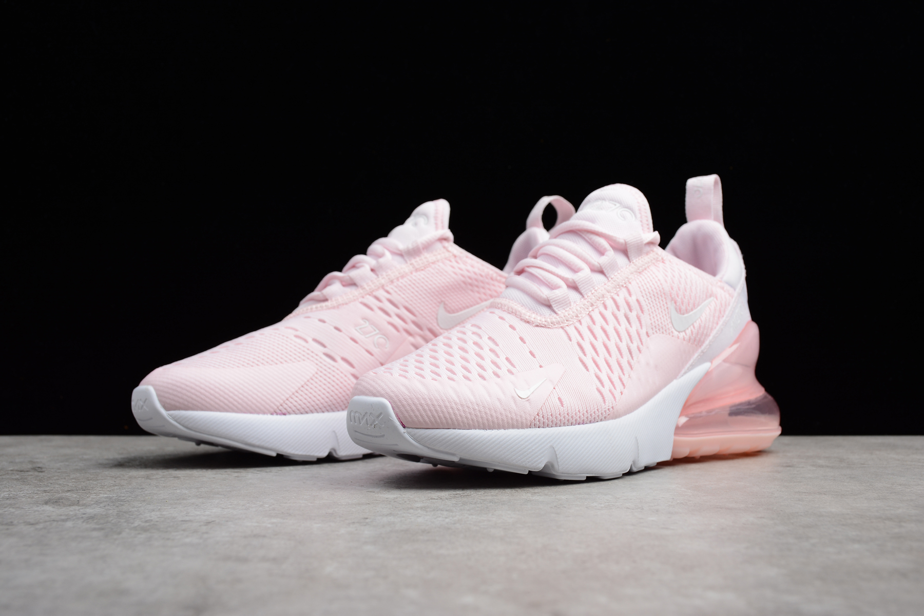 womens nike 270 pink and white