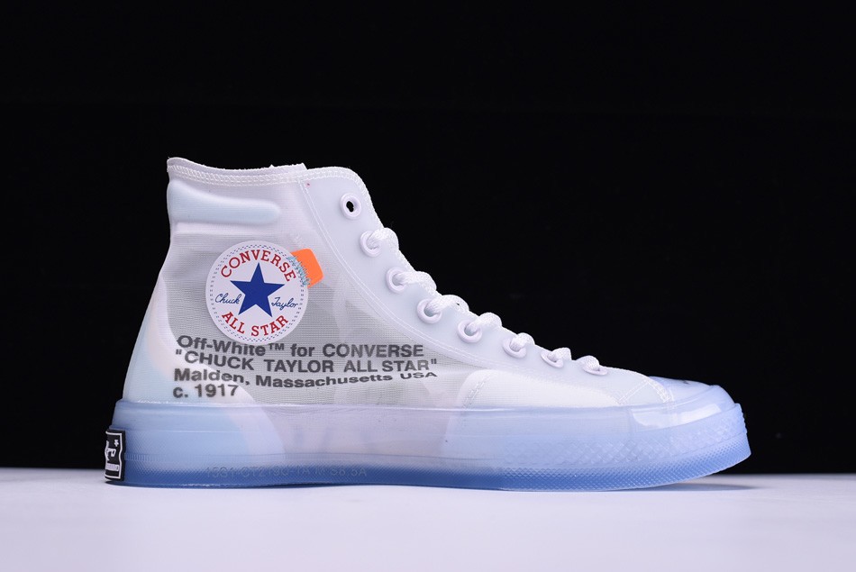 off white x converse low tops