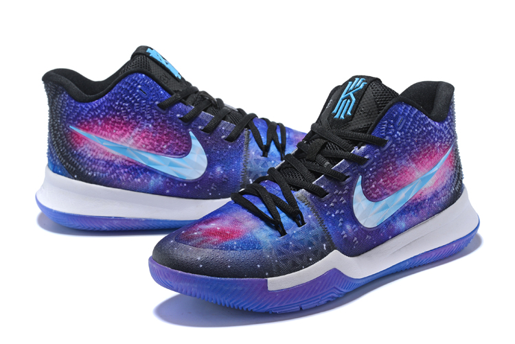 Custom Nike Kyrie 3 "Galaxy" PE Men's Basketball Shoes