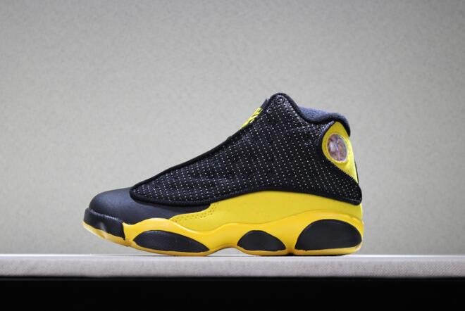 jordan sneakers black and yellow