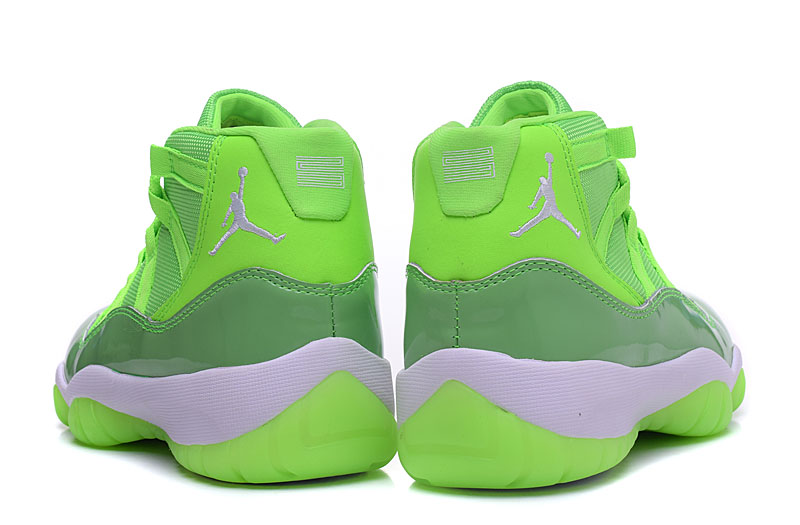 lime green shoes jordans