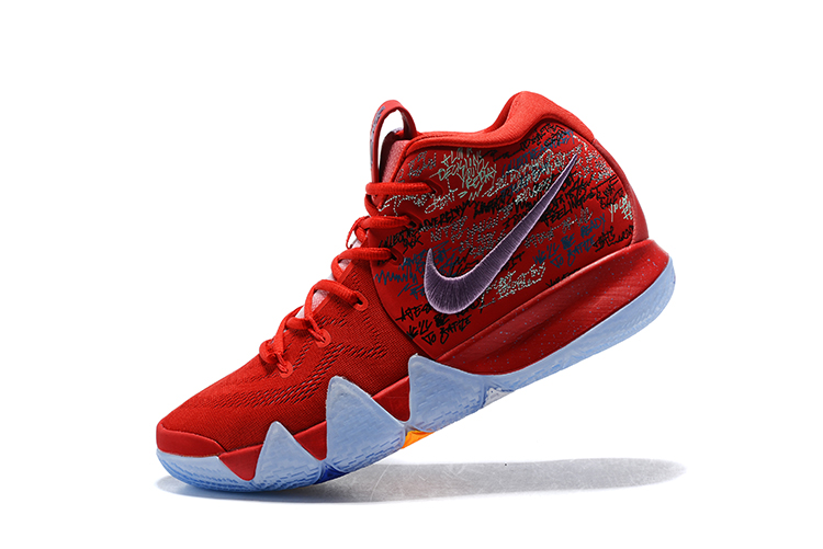 kyrie shoes 4 red