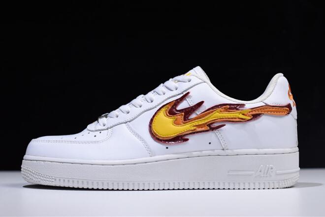 air force ones with flames