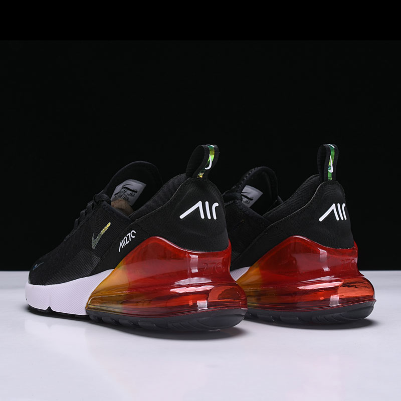 nike air max 270 black and red and white