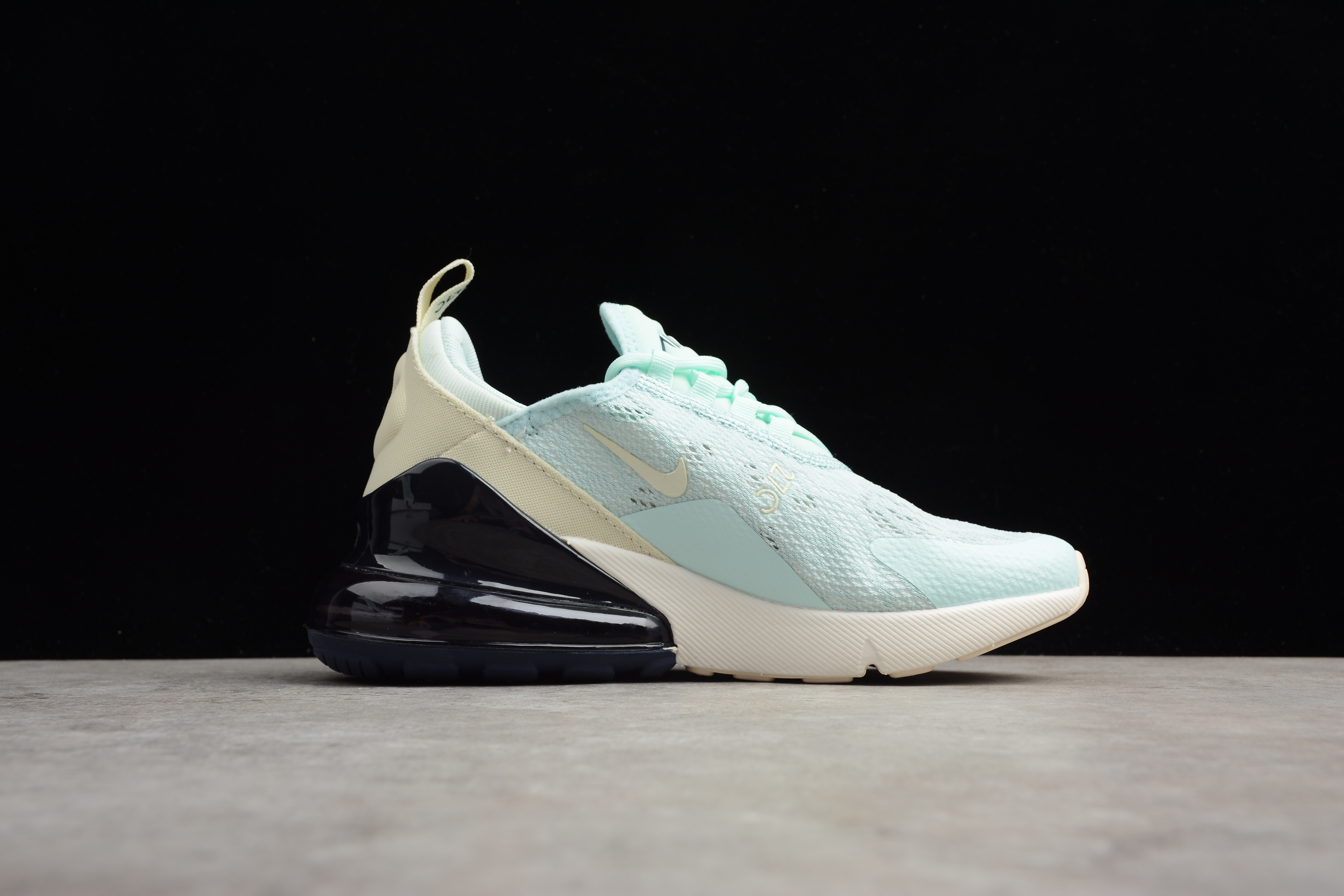 nike air max 270 white and mint green