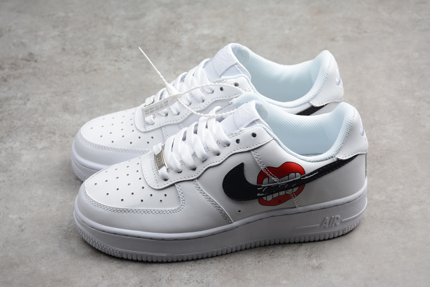 womens white and black air force 1