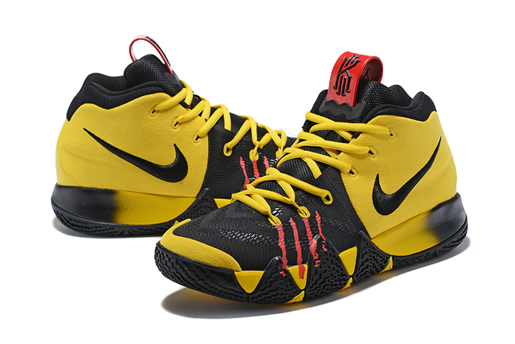 kyrie 4 yellow and black