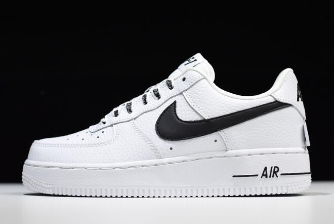 air force 1 black and white lv8
