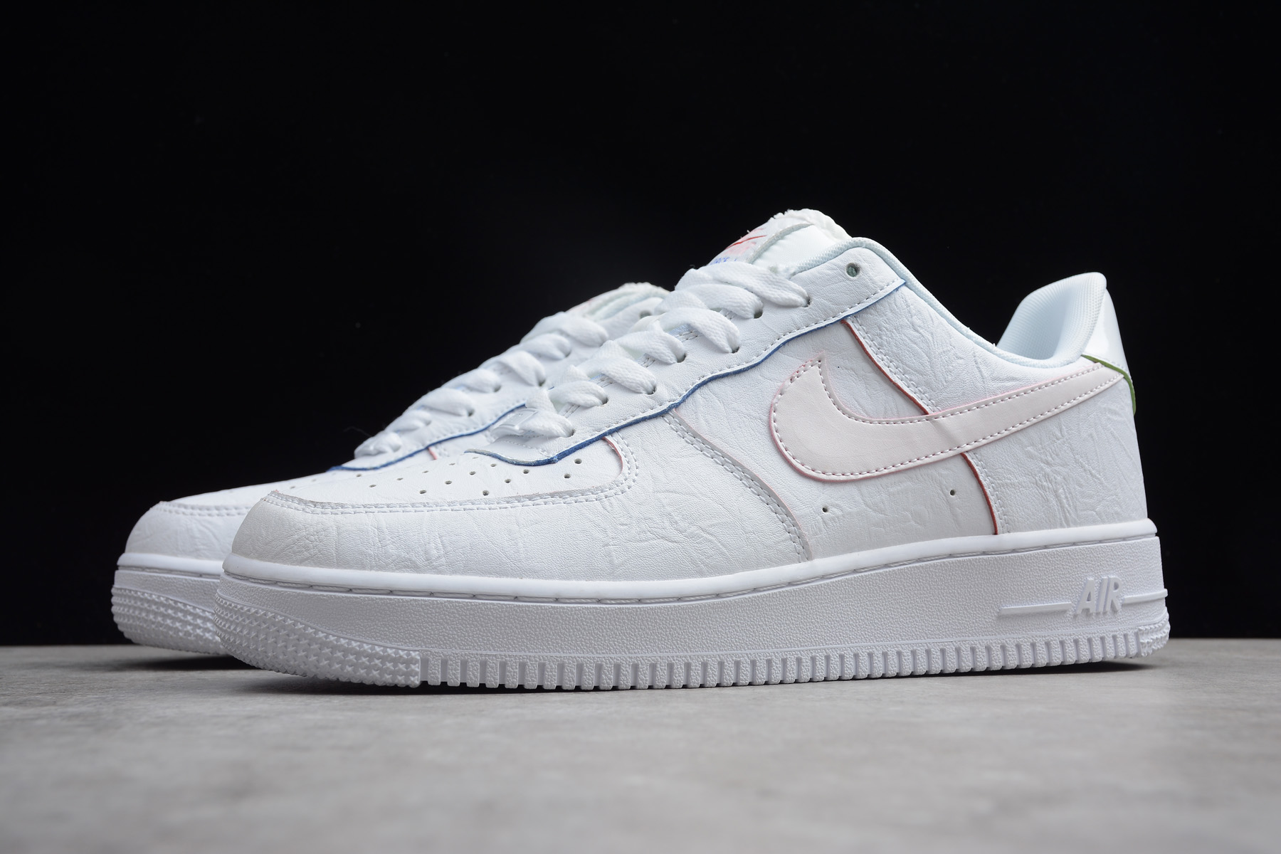 air force 1 low white multicolor