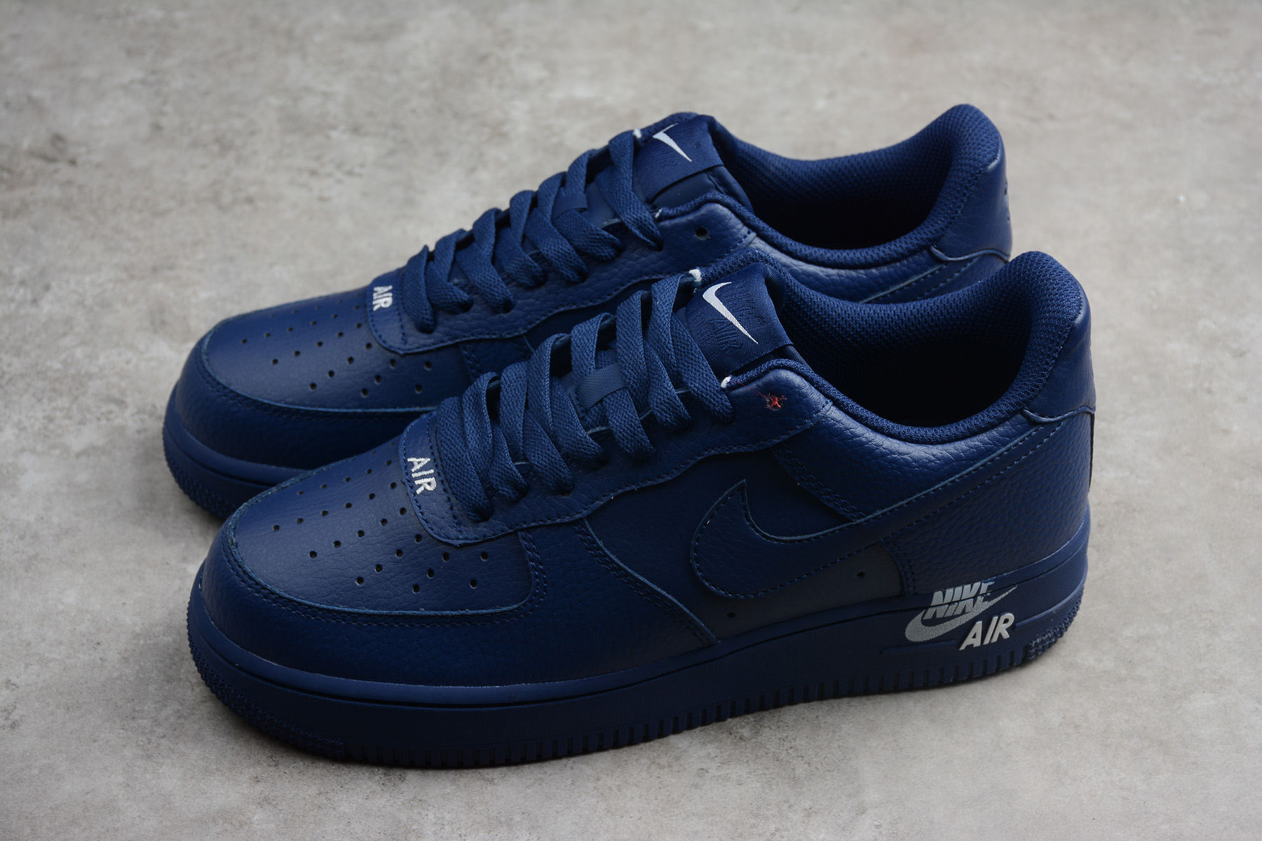 all blue air force 1s