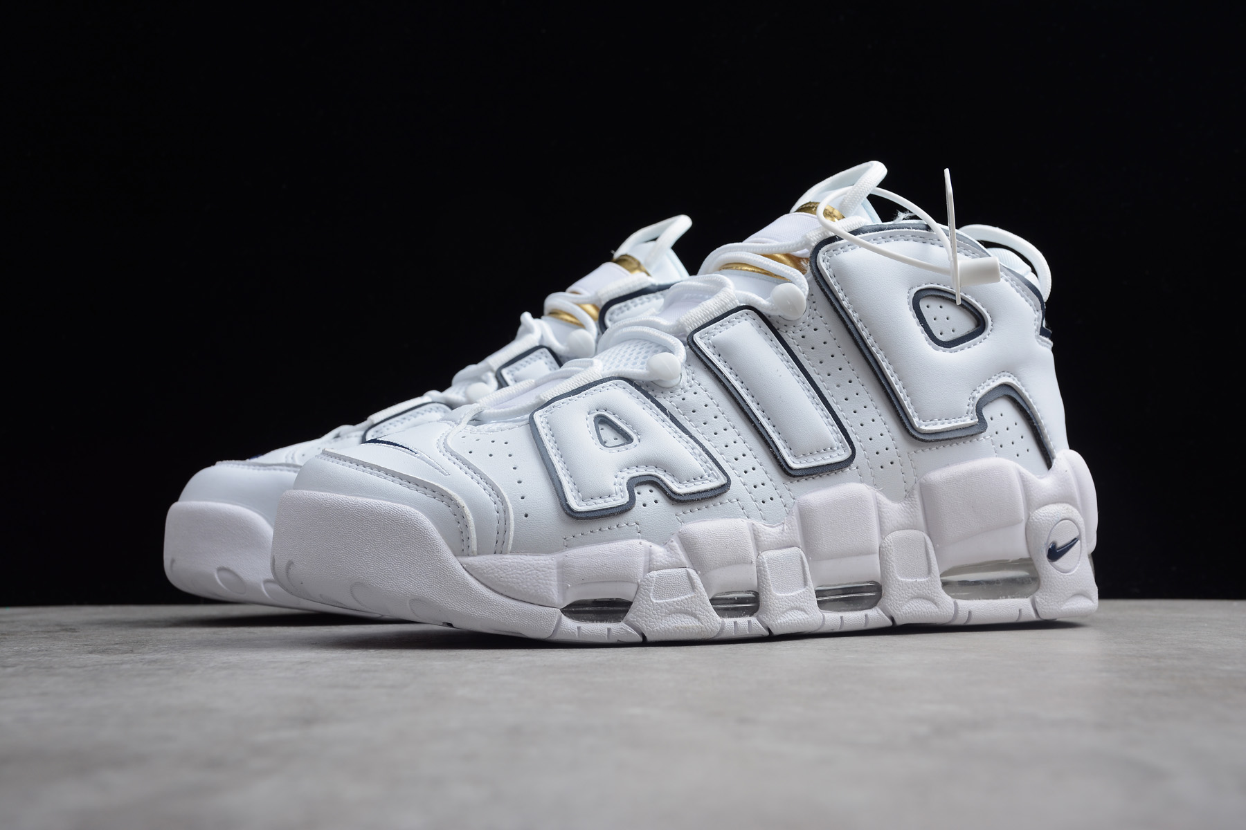 Nike Air More Uptempo White/Blue-Gold 921948-109