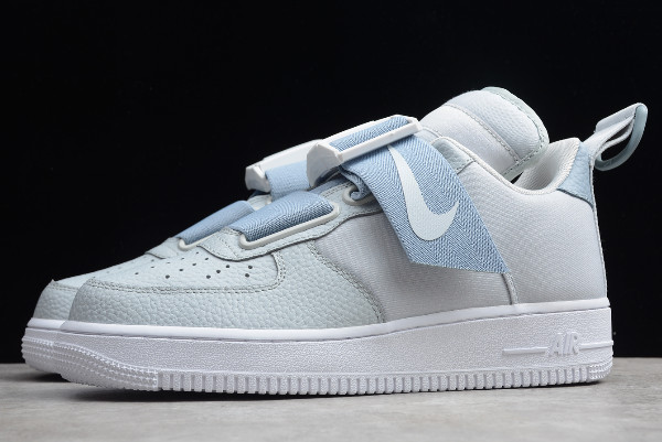 grey and white air force 1