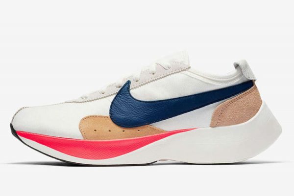 Nike Moon Racer QS Sail Gym Blue Solar Red Shoes Best 