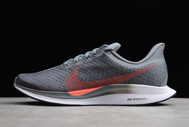 Nike Air Zoom Pegasus 35 Turbo 2.0 Cool Grey Lava Glow Running Shoes