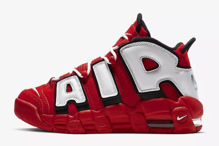 nike air more uptempo red white
