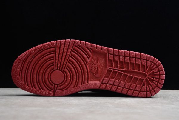 New Air Jordan 1 Retro High OG Black/Gym Red For Sale