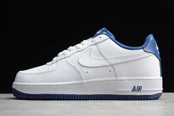 Classic Nike Air Force 1 ’07 Low White/Deep Royal-White CD0884-102 For ...