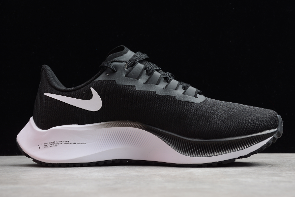 New Release BQ9646-002 Nike Air Zoom Pegasus 37 Black White Sneakers On ...
