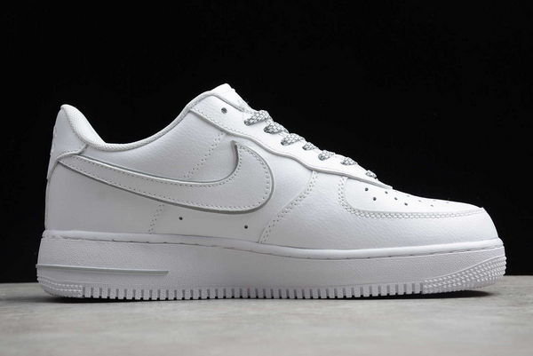 Hot Sale Nike Air Force 1 07 White Silver For Discount CR7792-022