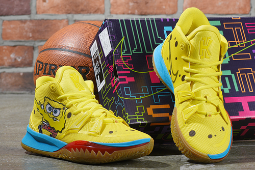 New Sale SpongeBob SquarePants x Nike Kyrie 7 “SpongeBob” Opti Yellow Shoes