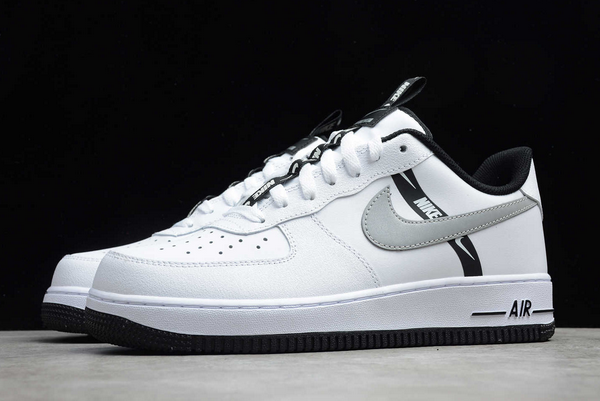 New Sale Nike Air Force 1 LV8 White/Reflect Silver-Black CT4683-100