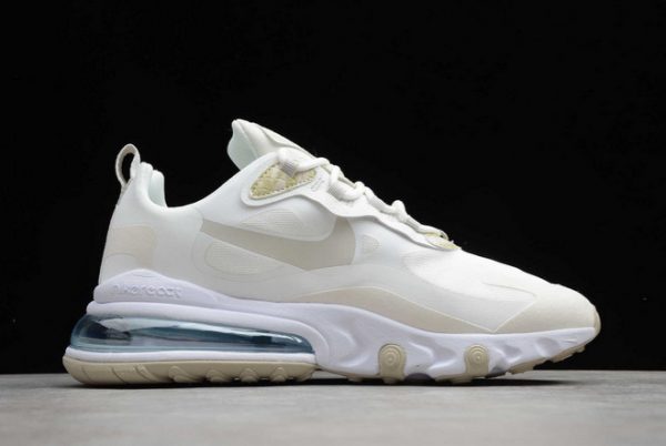 Best Selling Nike Air Max 270 React Light Bone Outlet Sale CV8815-100-1