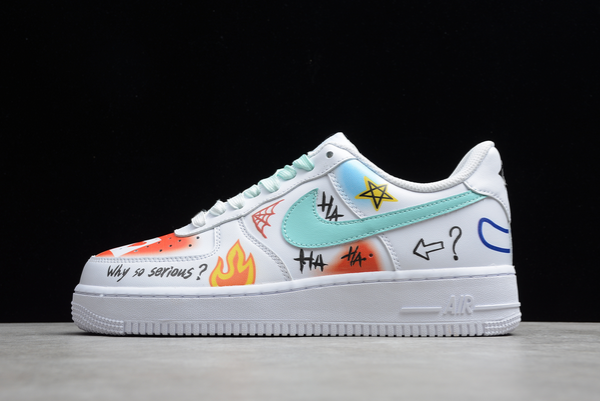 Cheap Nike Air Force 1 Low 07 “Why So Serious?” White/Multi-Color Outlet Sale CW2288-111
