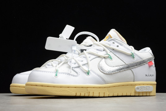 Buy Off-White x Nike SB Dunk Low White Outlet Sale DM1602-127