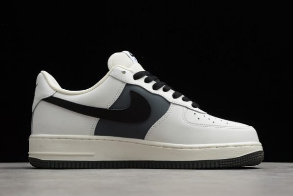 Cheap Sale Nike Air Force 1 Off-White/Carbon Grey-Black Outlet CL2026-113-1