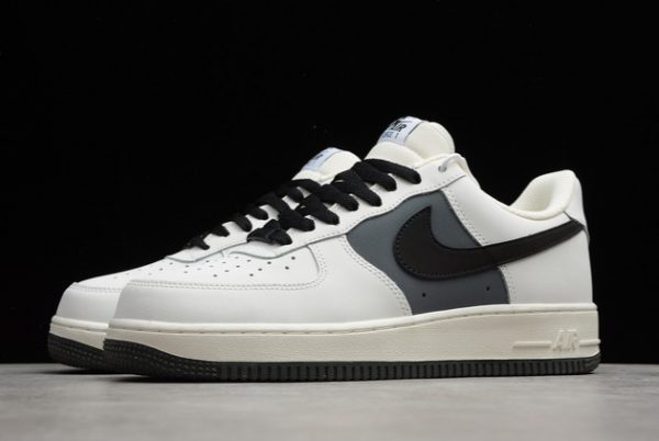 Cheap Sale Nike Air Force 1 Off-White/Carbon Grey-Black Outlet CL2026-113-2