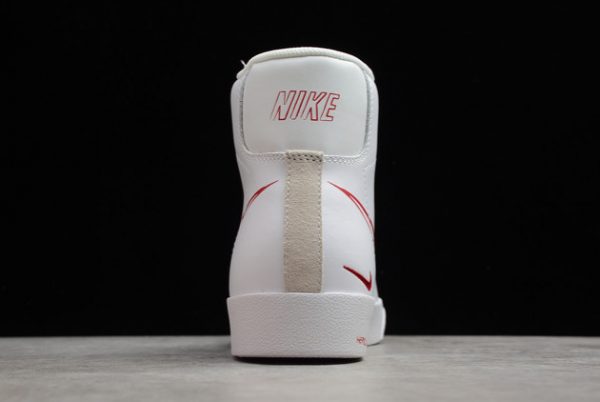 Fashion Nike Blazer Mid 77 Sketch White Red Outlet Sale CW7580-100-4