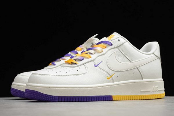 High Quality Nike Air Force 1 07 Low SU19 White Purple Yellow CT1989-106-2