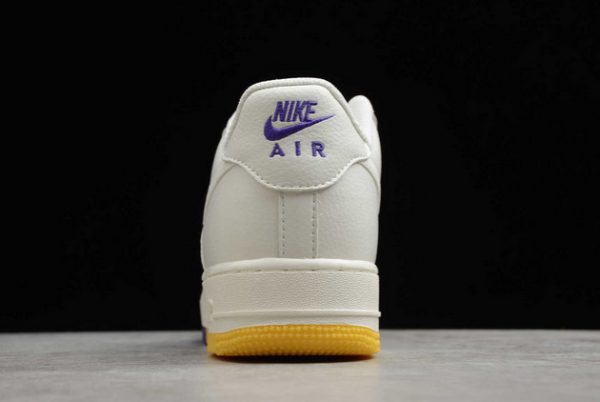 High Quality Nike Air Force 1 07 Low SU19 White Purple Yellow CT1989-106-4