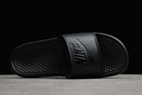 Latest Nike Benassi JDI Slide All Black Outlet Sale 343880-001