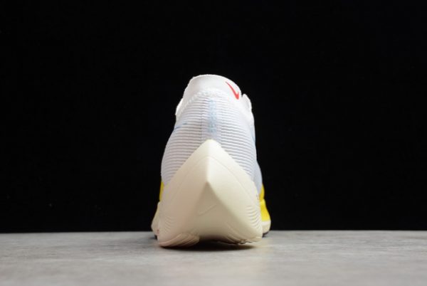 Men/Women Nike ZoomX VaporFly NEXT% 2 White/Yellow Strike Shoes DM9056-100-3