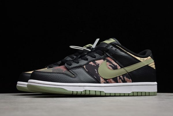 New Release Nike Dunk Low “Black Multi Camo” Skateboard Shoes DH0957-001-2