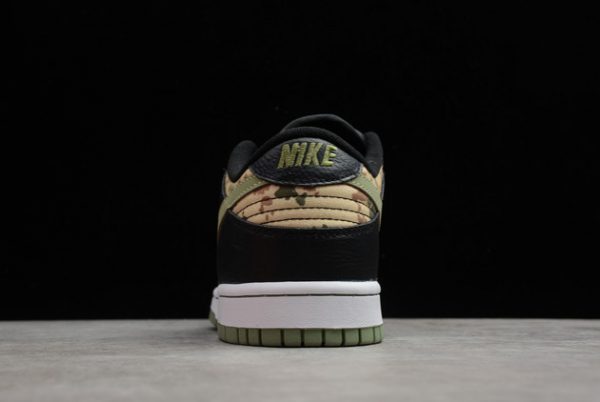 New Release Nike Dunk Low “Black Multi Camo” Skateboard Shoes DH0957-001-4