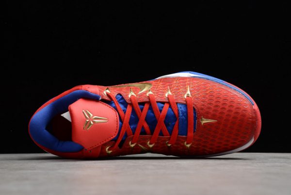 New Sale Nike Zoom Kobe 7 VII Red/Royal Blue-Metallic Gold 488371-406-2