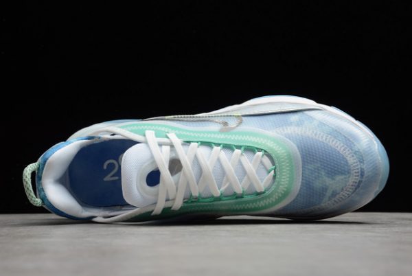 Sale Fashion Nike Air Max 2090 Glacial Blue Running Shoes CZ8694-101-3