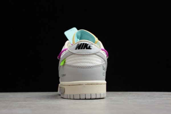 Shop New Release Off-White x Nike Dunk Low “21 of 50” Beige Grey Purple DM1602-100-4