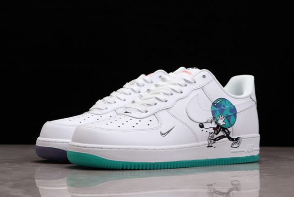 2021 Release Steven Harrington x Nike Air Force 1 “Earth Day” Outlet Sale CI5545-100-1