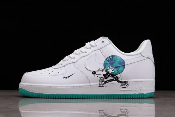 2021 Release Steven Harrington x Nike Air Force 1 “Earth Day” Outlet Sale CI5545-100