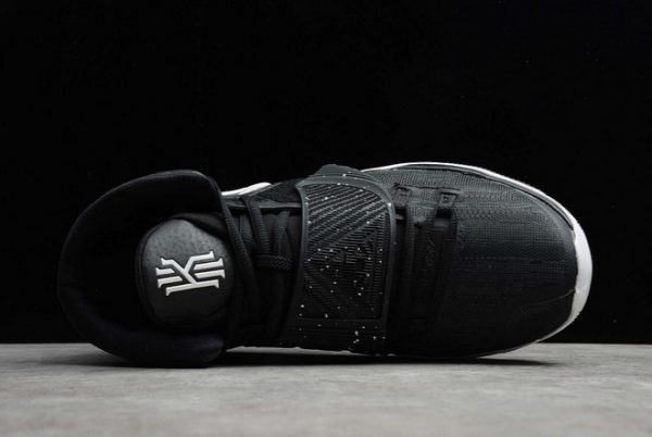 Cheap Sale Nike Kyrie 6 EP Jet Black White Casual Basketball Shoes BQ4631-001-3