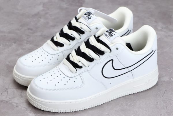 Hot Sale Nike Air Force 1 Low White Black Outlet CL6326-158-3