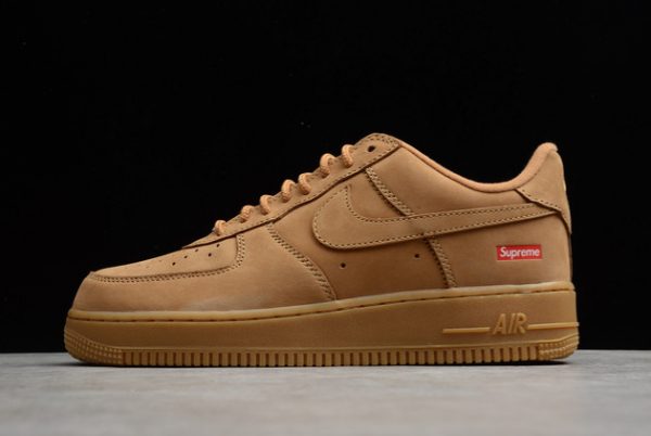 Hot Sale Suppeme x Nike Air Force 1 Low “Flax” For Cheap DN1555-200