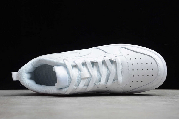Latest Drop Nike Court Borough Low 2 GS White Lifestyle Shoes BQ5448-100-3