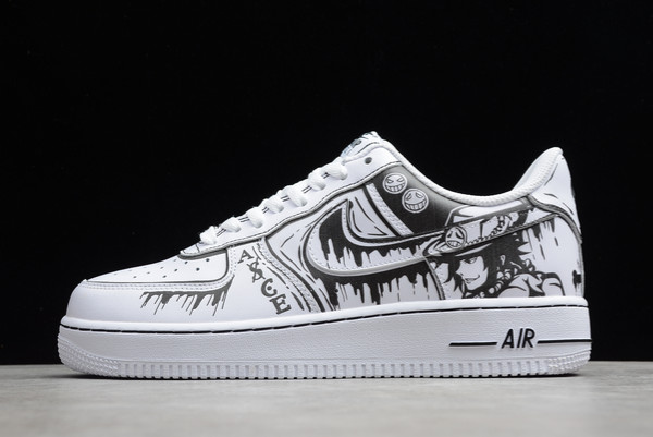 Latest Release Nike Air Force 1 07 White Black Outlet Sale CW2288-301