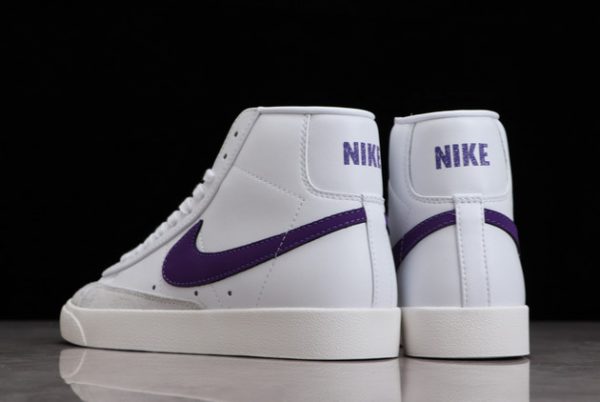 Men and Women Nike Blazer Mid ’77 “Voltage Purple” Sneakers BQ6806-105-2